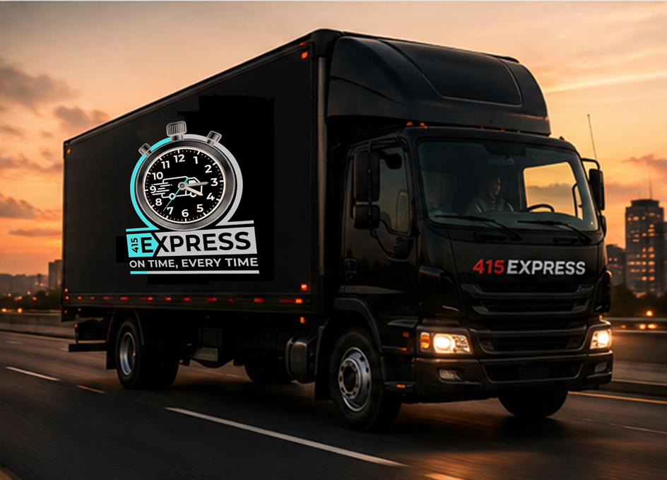 415 Express Box Truck Logistics Image